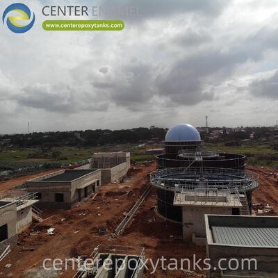 Biogas Biogas Holder Membran Ganda untuk Biogas dari Biomass Digestion Project: Menyediakan Stabilisasi Volume yang diperlukan untuk mengelola Output Digester Berkelanjutan atau Batch