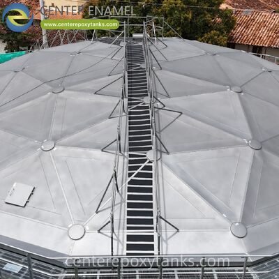 Aluminium Dome Roof for Welded Stainless Steel Oil Refinery Oil Storage Tanks: Dirancang untuk menangani persyaratan keamanan dan kontrol uap yang ketat dari operasi pemurnian