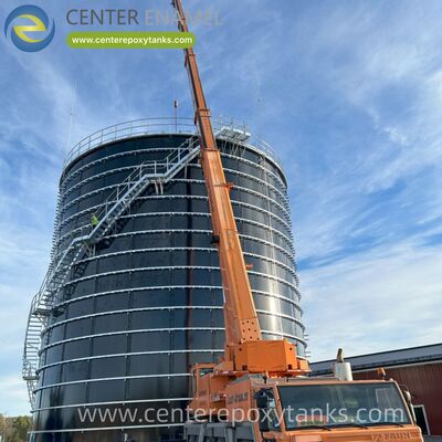 Epoxy Bonded Steel Bolted Tanks sebagai Tangki Air Limbah Pabrik Kertas: Dirancang untuk menahan kandungan serat yang tinggi dan residu pulpa abrasif.