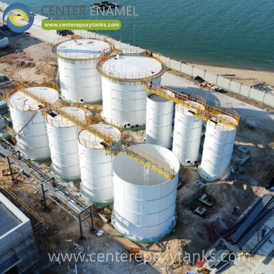 Epoxy Bonded Steel Bolted Tanks as Landfill Leachate Tank: Ketahanan kimia yang tinggi untuk penyulingan landfill yang kompleks dan berbahaya.
