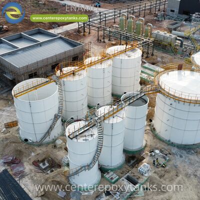 Tangki Penyimpanan Air Bolted sebagai Tangki Kolam Klarifikasi: Memfasilitasi proses menetap dalam pengolahan air dengan struktur modular yang stabil.