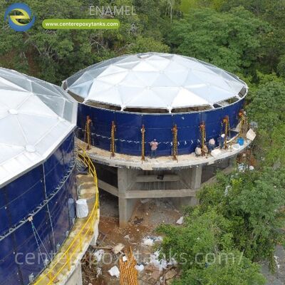 Tangki Baja Bolted sebagai Tangki Penyimpanan Silo Standar: Mengikuti desain teknik terkemuka industri untuk penahanan bahan besar yang dapat diandalkan.