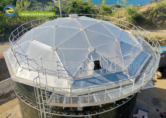 Atap kubah geodetik aluminium dengan ketahanan korosi tinggi, instalasi medan cepat, dan struktur yang mendukung diri