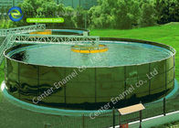 Tangki penyimpanan air limbah baja berlapis kaca 10000 galon untuk pabrik pengolahan air limbah