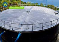 Tangki penyimpanan air limbah industri dengan atap membran