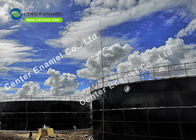 50000 galon kaca dilapisi baja Biogas Storage Tangki Dengan Double Membrane Atap