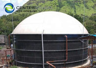 Tangki Biogas Peternakan Baja Berlapis Kaca Di Peternakan Susu Bermesin