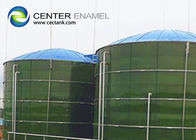 Tangki penyimpanan biogas kaca yang dilebur ke baja berbolt
