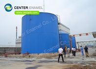 Tangki penyimpanan biogas baja berotted dengan pemegang gas membran ganda