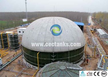 Tangki penyimpanan biogas yang disesuaikan dengan lapisan enamel pada pelat baja