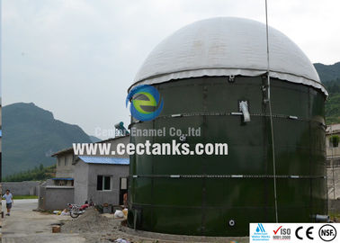 Tangki penyimpanan biogas pertanian anaerob Digester Tangki air Kapasitas yang disesuaikan