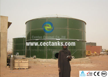 Reaktor baja anaerobik dengan membran PVC, menghasilkan bak penyimpanan biogas untuk pabrik pengolahan air
