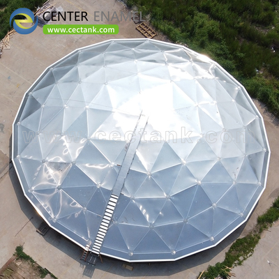 Clear Span Aluminium Dome Roofs Struktur Mendukung Diri