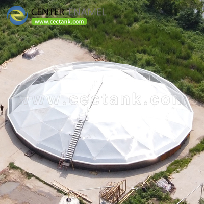 Atap Dome Geodetik Aluminium Untuk Penyediaan Air Dan Fasilitas Pengolahan Air Limbah