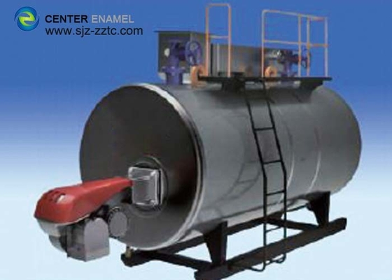 Boiler Biogas Baja Fused Kaca Lurus Mudah Dibersihkan