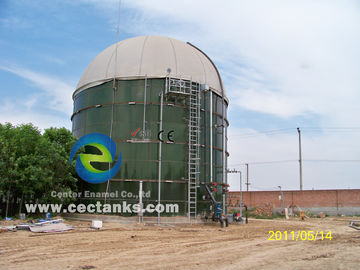 1 -4MW Biogas Power Plant EPC Turnkey BOT BTO Layanan Proyek dengan Tangki Penyimpanan Kaca Yang Dilemparkan Ke Baja