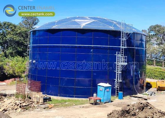 Tangki Baja Bolted enamel untuk Pengolahan Air Industri Dengan Kualitas Tinggi dan Biaya Proyek Rendah