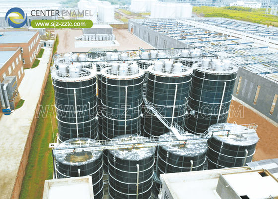 Center Enamel Memberikan Tangki Digester Anaerobik Untuk Proyek Pengolahan Air Limbah Afrika Selatan