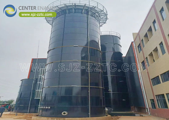Center Enamel Memberikan Tangki Digester Anaerobik Untuk Proyek Pengolahan Air Limbah Sudan
