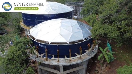 Kubah Geodesik Aluminium untuk Atap Tangki Oli Hidraulik - Center Enamel