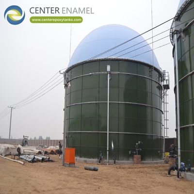 Atap Membran Ganda untuk Pengolahan Air Limbah Singkong: Menangkap biogas dari limbah industri.
