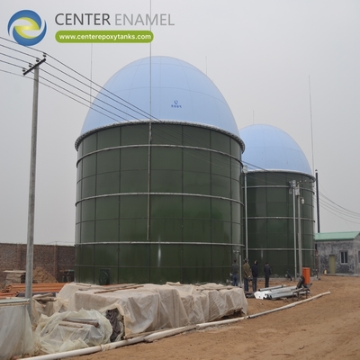 Atap Membran Ganda untuk Limbah Rumah Pemotongan Hewan: Menangkap biogas dari limbah hewan.