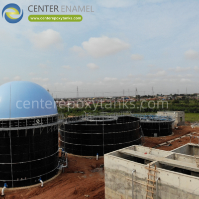 Double Membrane Roofs for Dry Digesters: Mengelola gas dari pencernaan padat tinggi.