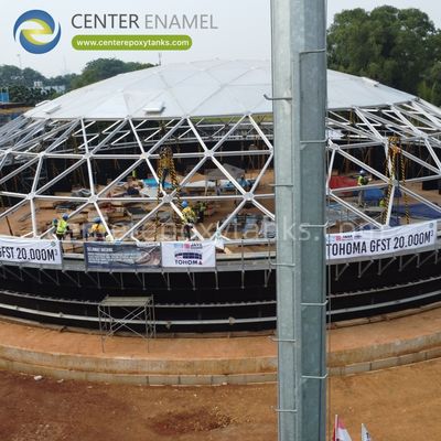 Atap Dome Aluminium untuk Tangki Air mentah: Melindung air yang tidak diolah dari lingkungan