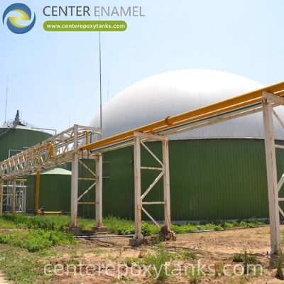 Pemegang Biogas untuk Proyek Biomassa dan Biogas: Menyediakan lingkungan yang terlindungi dan stabil untuk gas produk akhir sebelum distribusi atau penggunaan