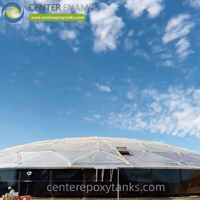 Atap Dome Geodetik Aluminium untuk Tangki Minyak Slop Stainless Steel Terseludup: Menekan penguapan produk minyak sisa dan mengurangi pembentukan uap berbahaya