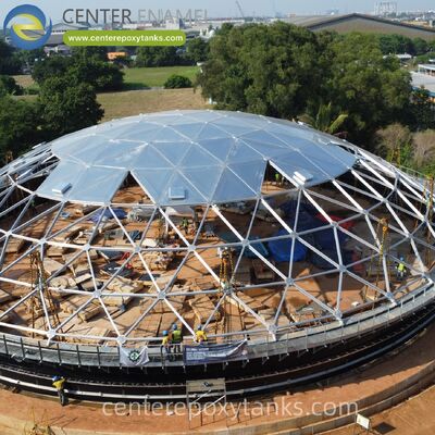 Atap kubah aluminium untuk tangki penyimpanan minyak baja tahan karat las: Mengurangi kerugian produk secara dramatis dan menyediakan penutup bebas perawatan untuk penyimpanan skala besar