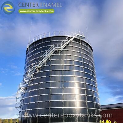 Tangki Epoxy Bonded Steel Bolted sebagai Tangki Fermentasi Limbah Pangan: Kapal pencernaan yang kuat yang dirancang untuk dekomposisi organik dan pengumpulan biogas.