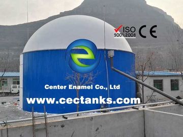 Center Enamel Provide Biogas Storage Tanks Kekerasan 6,0 Mohs Mudah Dibersihkan
