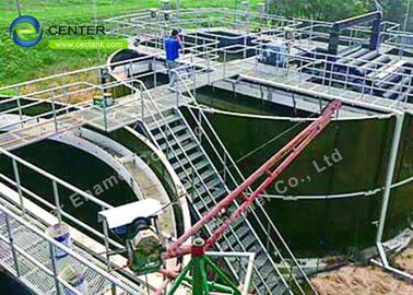 40000 galon kaca dilapisi tangki penyimpanan air limbah baja untuk pabrik pengolahan air limbah industri