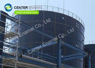 Center Enamel Glass - Fused - To - Steel Waste Water Storage Tanks Untuk Proyek Pengolahan Air Limbah
