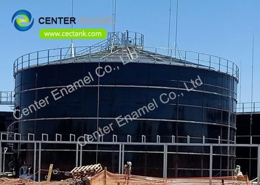 Tangki penyimpanan biogas baja bolted yang dapat dilepas dan diperluas untuk proyek pencernaan biogas
