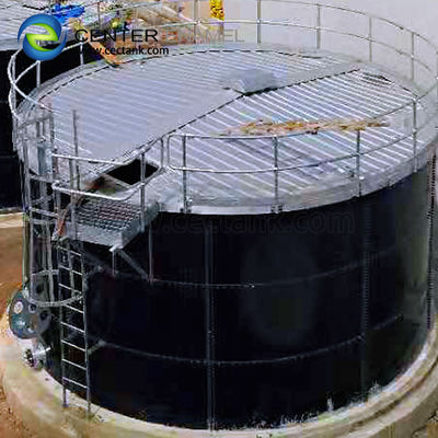 20m3 20000m3 Bolted Steel Biogas Storage Tank Lapisan Ganda