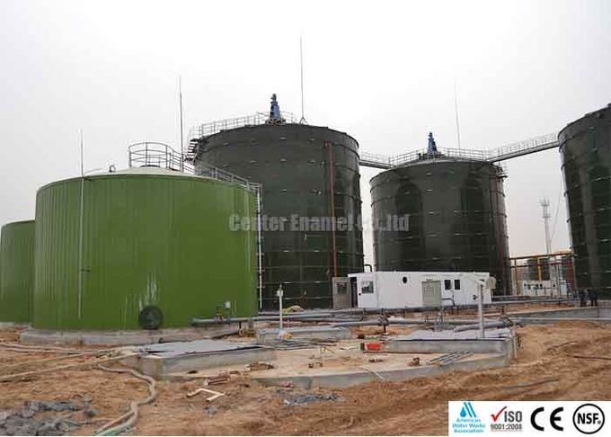 6.0Keras Mohs Tangki baja tempa kaca untuk penyimpanan produksi biogas pupuk ayam 2