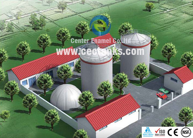 Pabrik Biogas Digester Anaerob Tangki penyimpanan Biogas 0