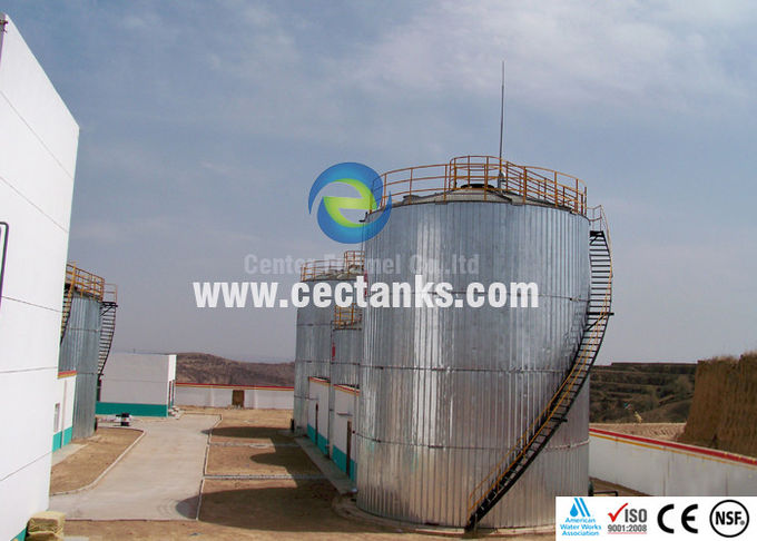 Double Coating Steel Grain Storage Silos / 100000 / 100k Gallon Tangki GFTS 0