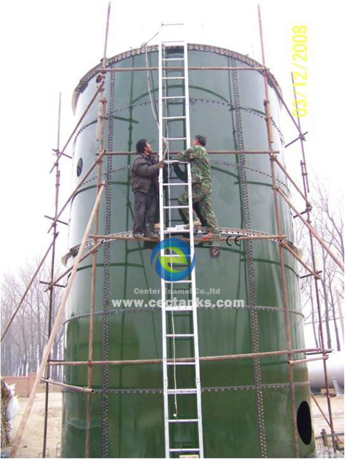Pabrik Biogas Untuk Menghasilkan Listrik Kaca Digabungkan Ke Tangki Baja, ART 310 Baja Kelas 1