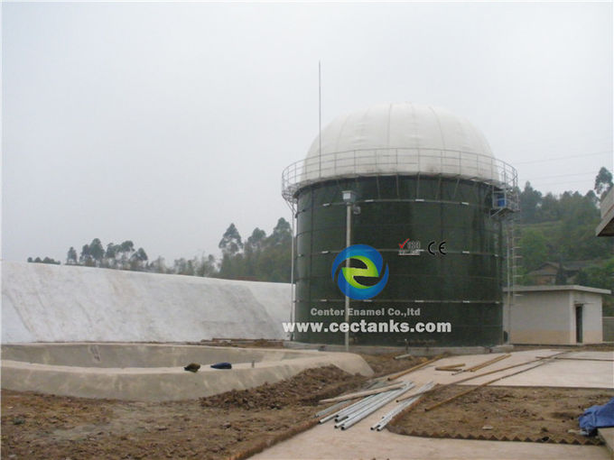 Tangki penyimpanan biogas baja berlapis kaca prefabrikasi dengan 2,000,000 galon ART 310 0