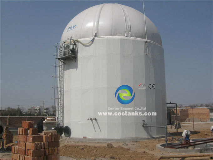 Pabrik air limbah Pengolahan limbah anaerob Dengan kaca yang dilelepkan ke baja Tangki yang dibalut enamel Kontainer Silo 0