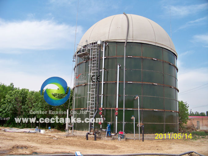 1 -4MW Biogas Power Plant EPC Turnkey BOT BTO Layanan Proyek dengan Tangki Penyimpanan Kaca Yang Dilemparkan Ke Baja 1