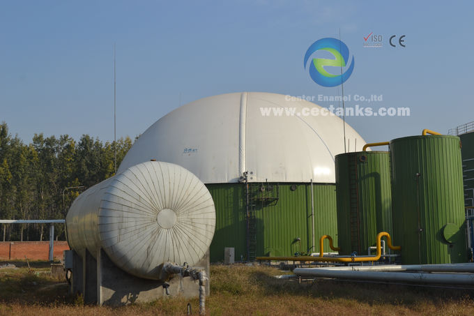OSHA Enamel Steel Tank Tangki Air Industri Dengan Korosi / Abrasi Resistensi 0