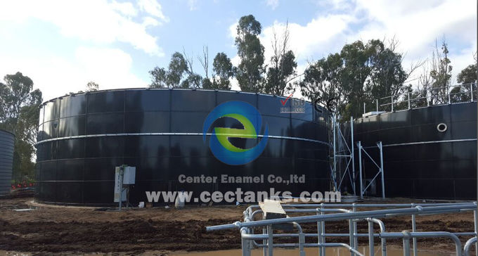Tangki penyimpanan biogas berlapis kaca dengan tahan korosi dan biaya pemeliharaan rendah 0